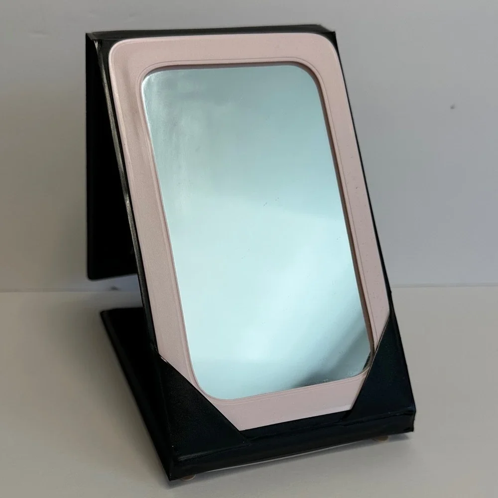 Lot‎ of 5 Mary Kay Tri-Fold Travel Mirror Black Stand Up Compact Portable